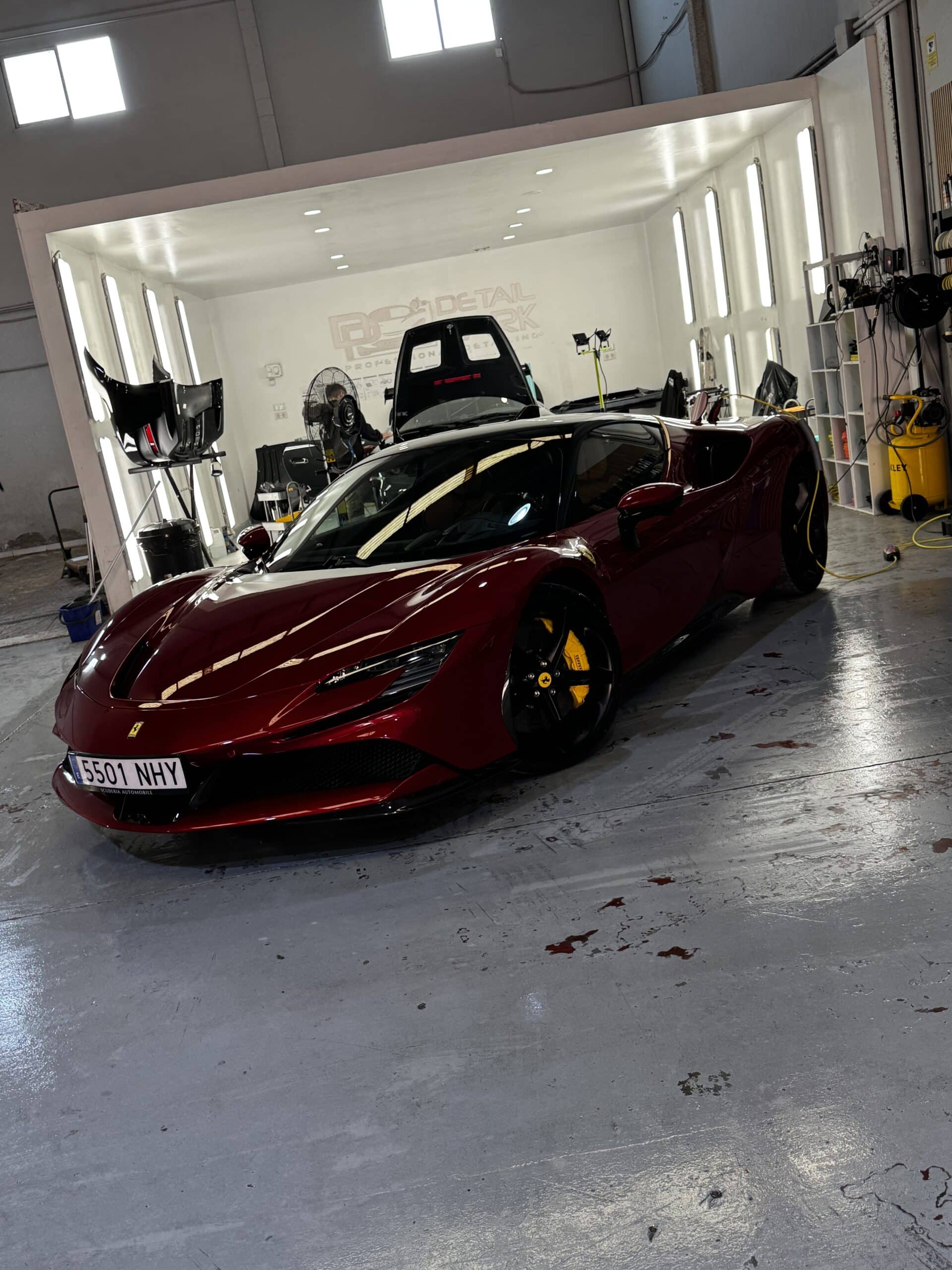 Pulido de pintura de auto